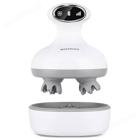 头部按摩器 充电7级防水电动3D头皮按摩仪多功能头部***仪