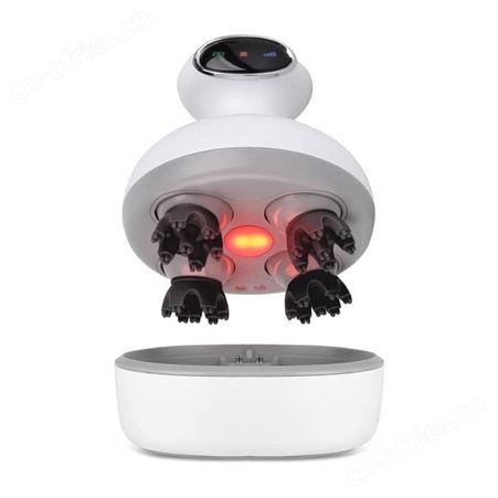 头部按摩器 充电7级防水电动3D头皮按摩仪多功能头部***仪